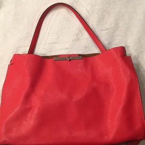 Gianni Chiarini Made in Italy red leather bag